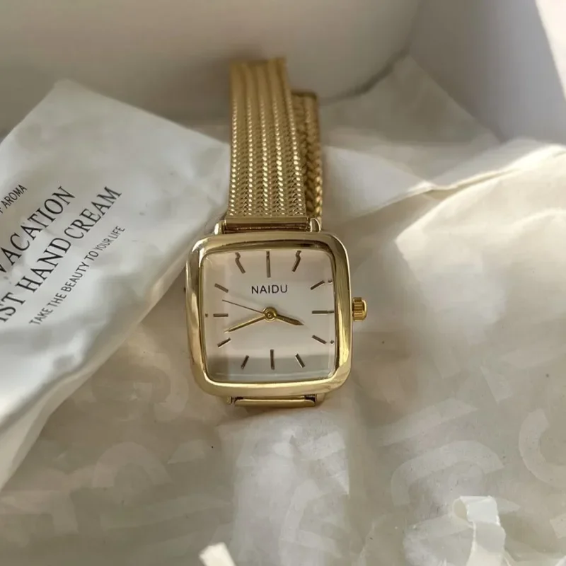 Brand Women Quartz Watch Retro Luxury Gift Ladies Watches Dropshipping Adjustable Stainless Steel Strap Wristwatches 시계 Relogio