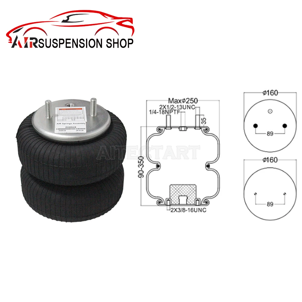 

Для Firestone W01-358-6948 Goodyear 2B9-251 Contitech FD200-25 439, пружинная сумка с пневматической подвеской в сборе, качество OEM, автозапчасти, новая