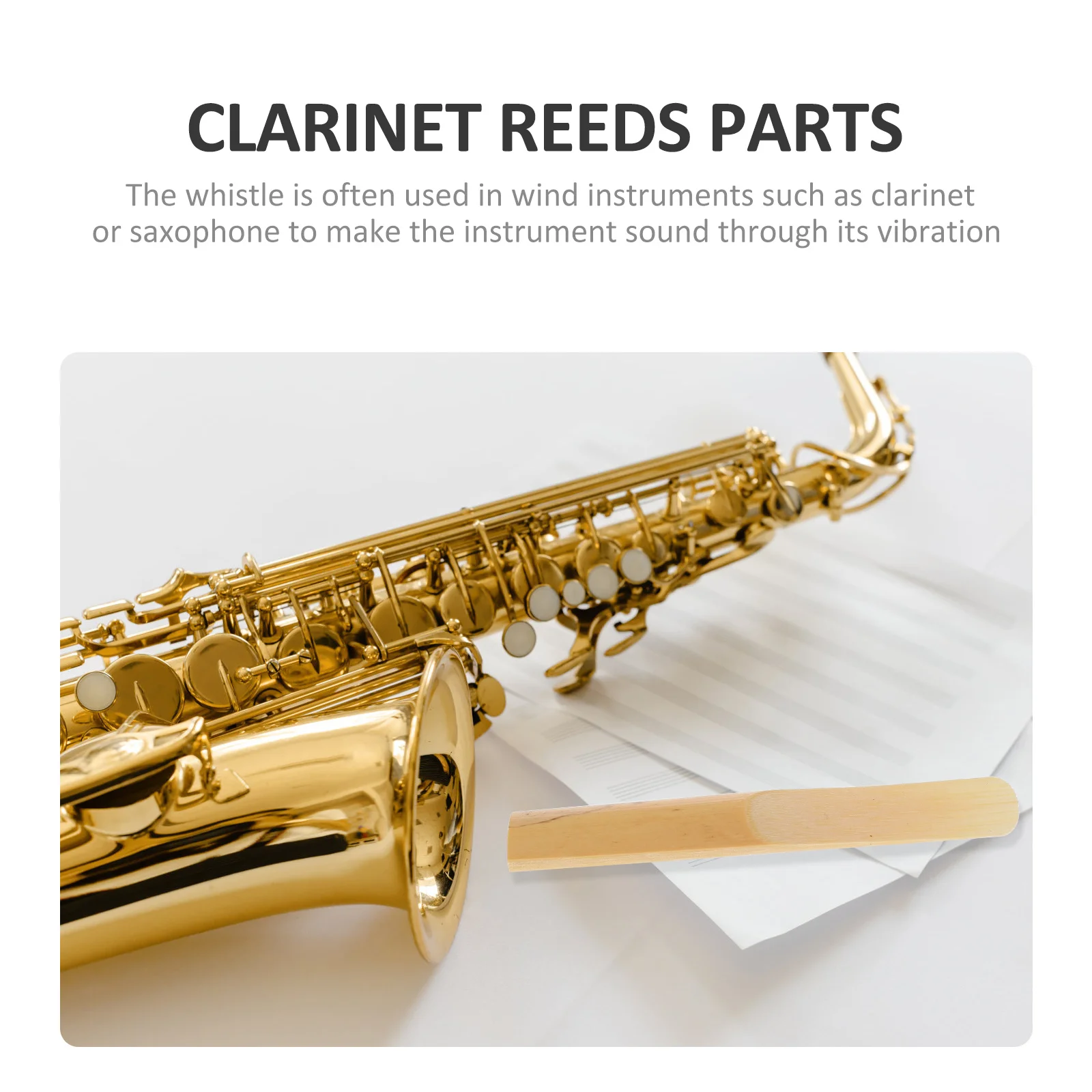 

10pcs Clarinet Hand-Made Replacement For Beginner Players Instrument Accessories Instrument Reed Clarinet Supplies