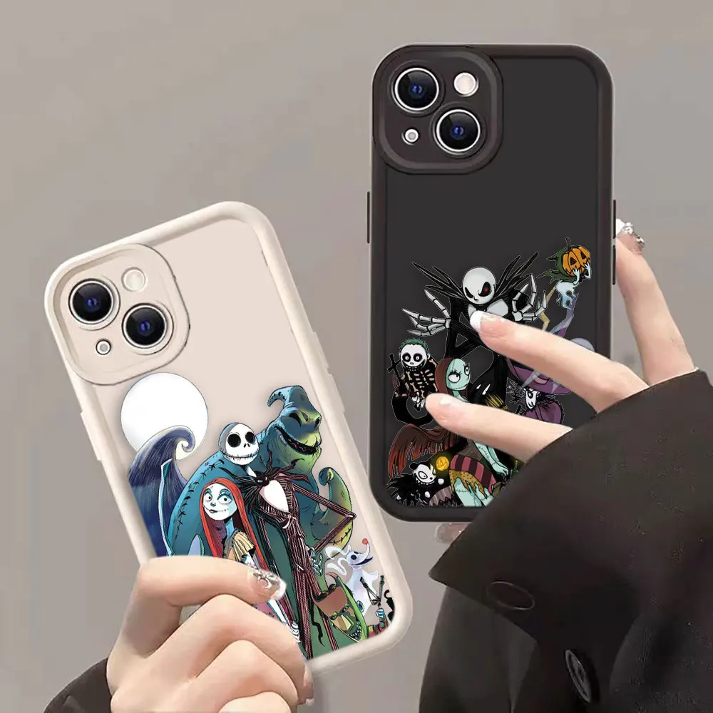 악몽 크리스마스 전화 케이스 VIVO Y100 Y93 Y95 Y91 Y85 Y81 Y78 Y77 Y76 Y75 Y72 Y67 Y55 Y51 Y50 Y36 Y35 Y33 E I S PLUS