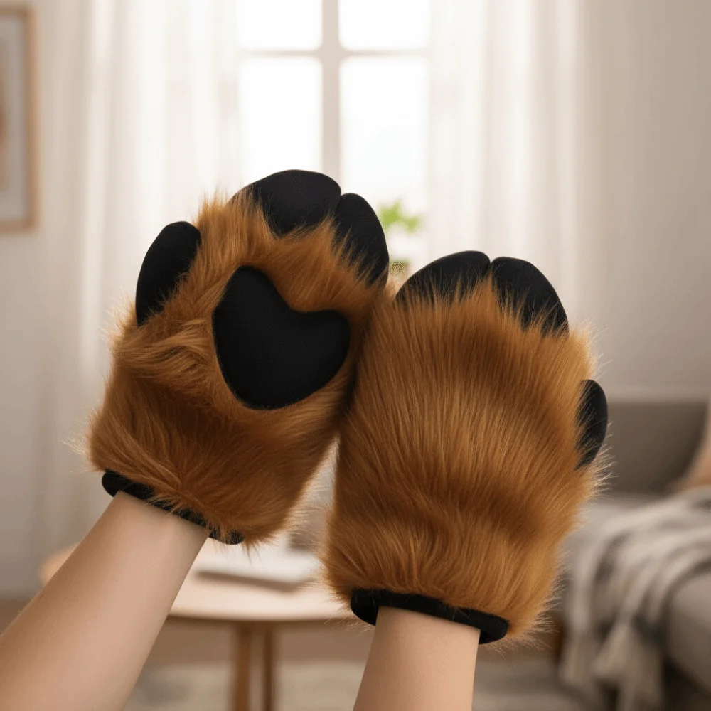 cute-cartoon-cosplay-costume-gloves-fursuit-kigurumi-thicken-sheep-hoof-mittens-furry-warm-plush-sheep's-hoof-gloves-club
