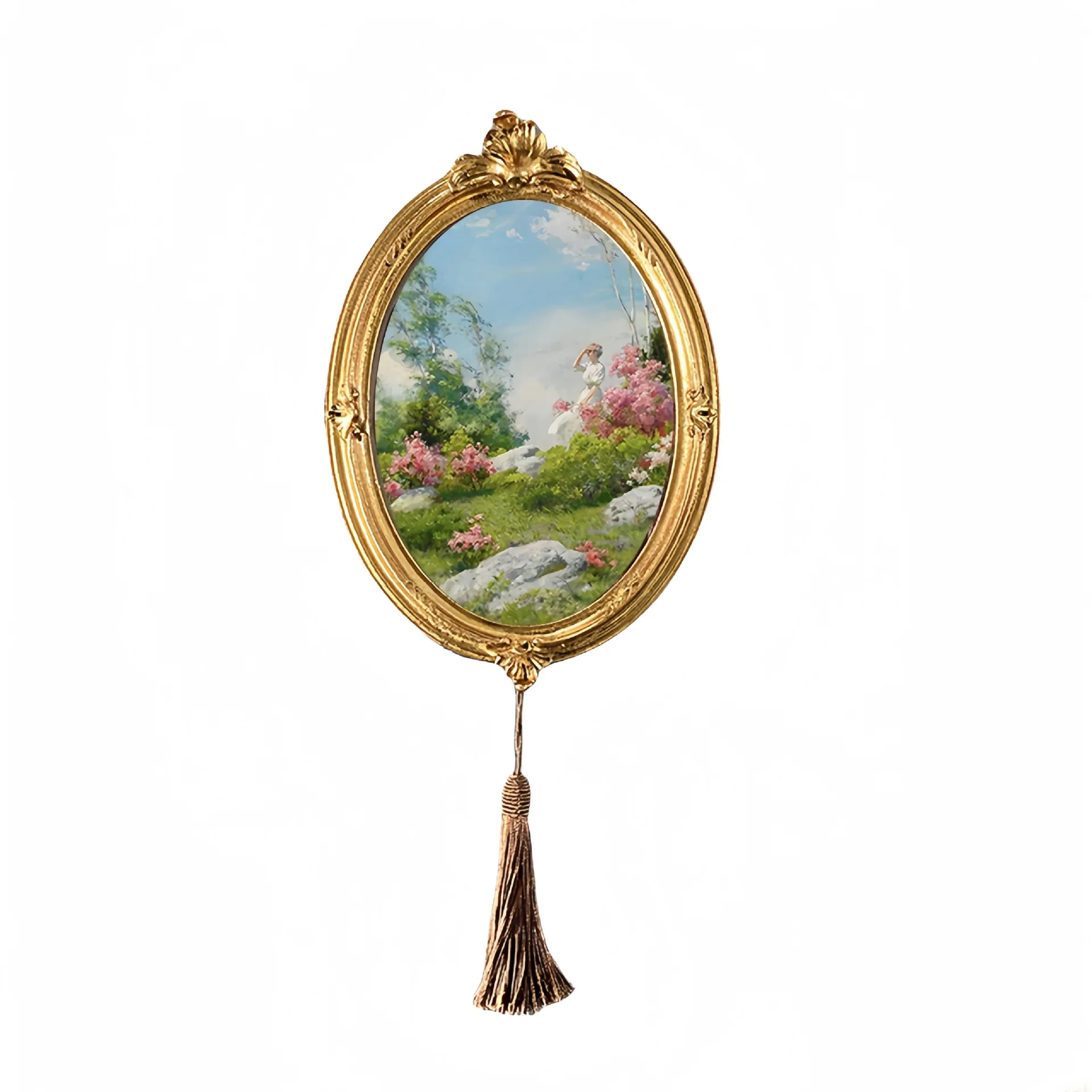 กรอบรูปเรซิ่นสไตล์ยุโรปย้อนยุค สำหรับแขวนผนังห้องนั่งเล่น ผนังรูปภาพแบบรวม ทางเข้าบ้าน กรอบรูปแกะสลักลายแบบย้อนยุค