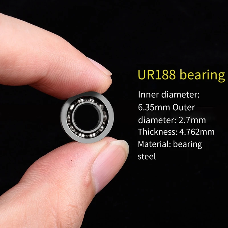 8 Pcs Steel R188 KK Bearing Speed Responsive High Carbon Chromium Steel Bearings R188 U Groove For Yoyos Models