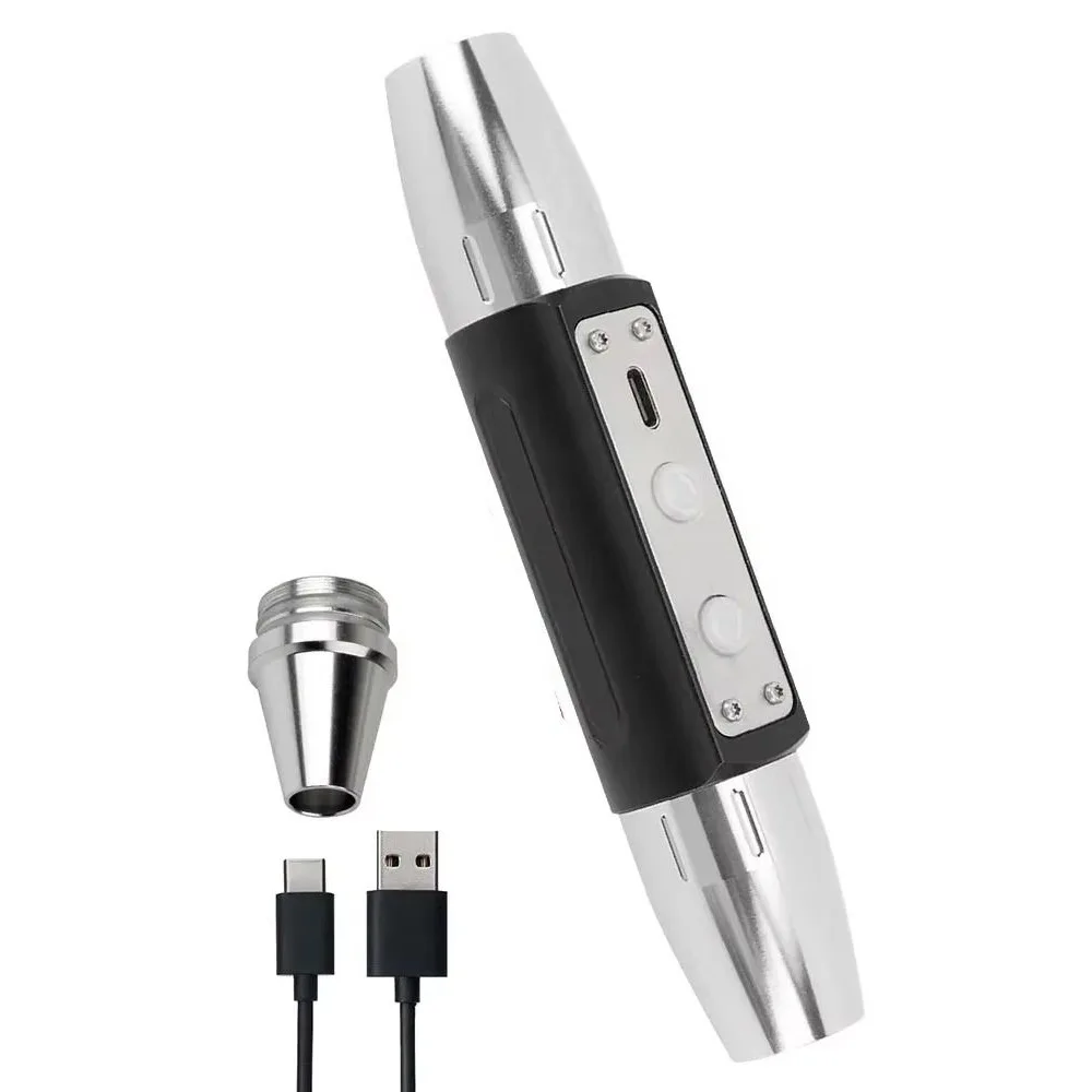 

Portable Jewelry Appraisal Flashlight USB Rechargeable Built-in Battery UV Flashlight 365nm Four Light Source UV Torch