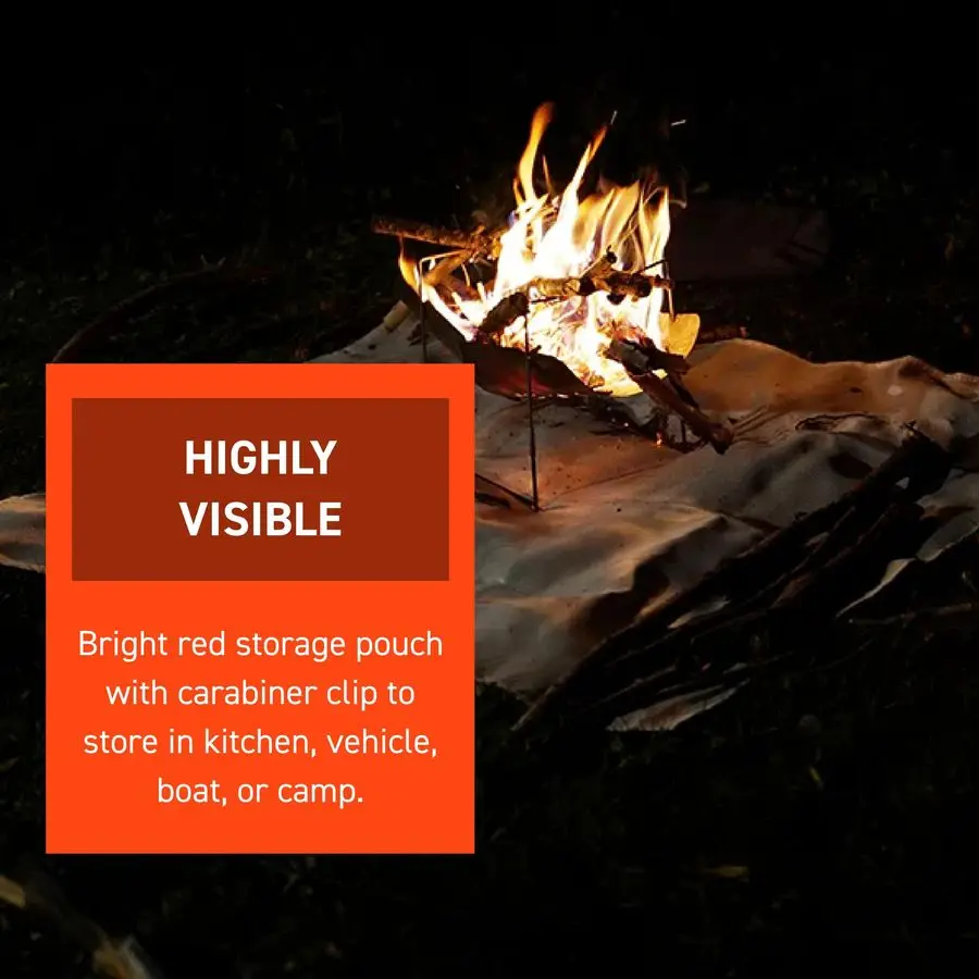 Feuerfeste Feuerlöschdecke für den Notfall