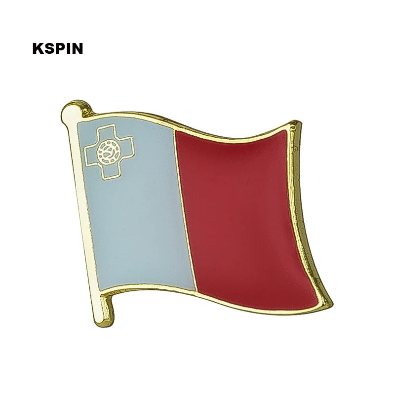 Malta Flag Badge Brooch Natinal Lapel Pins Flag Lapel Pins Country Flag Badge