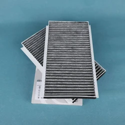 Car Pollen Cabin Air Filter For 5 6 Series Alpina B5 B6 E60 E61 E63 E64 2006 2007 2008 2009 2010 64319171858 64316935823