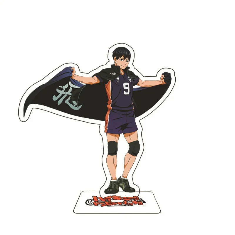 Anime Haikyuu!! New Acrylic Stand Card Hinata Shoyo Peripheral Figure Model Plate Volleyball Desk Decor Ornaments Boys Gift Key