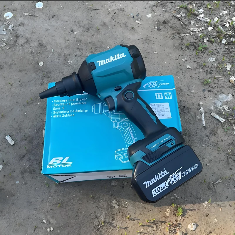 Batteria originale Makita 18V 6.0Ah agli ioni di litio | Soffiatore d'aria a batteria senza spazzole 18V Makita DAS180 per utensili BL1815 BL1830B BL1840 BL1850 BL1850B BL1860