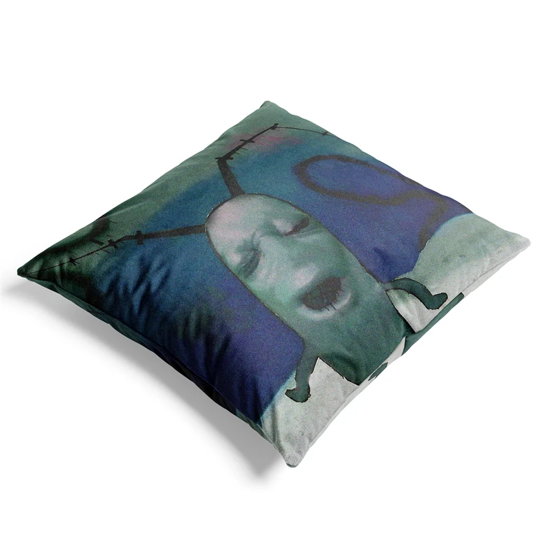 Aertemisi 18\'\' x 18\'\' Cursed Plankton Meme Square Throw Pillow Cushion Covers Cases Pillowcases 45cm x 45cm