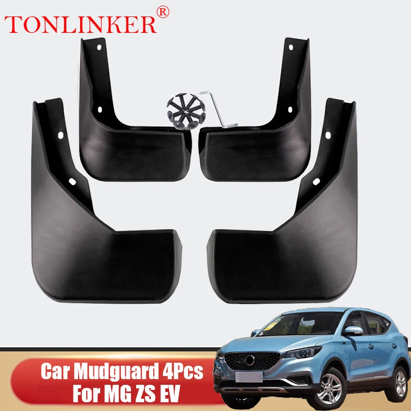 

TONLINKER Car Mudguard For MG ZS EV 2017-2022 Front Rear Mud Flaps Mudguards Splash Guards Fender Mudflaps 4Pcs Accessories