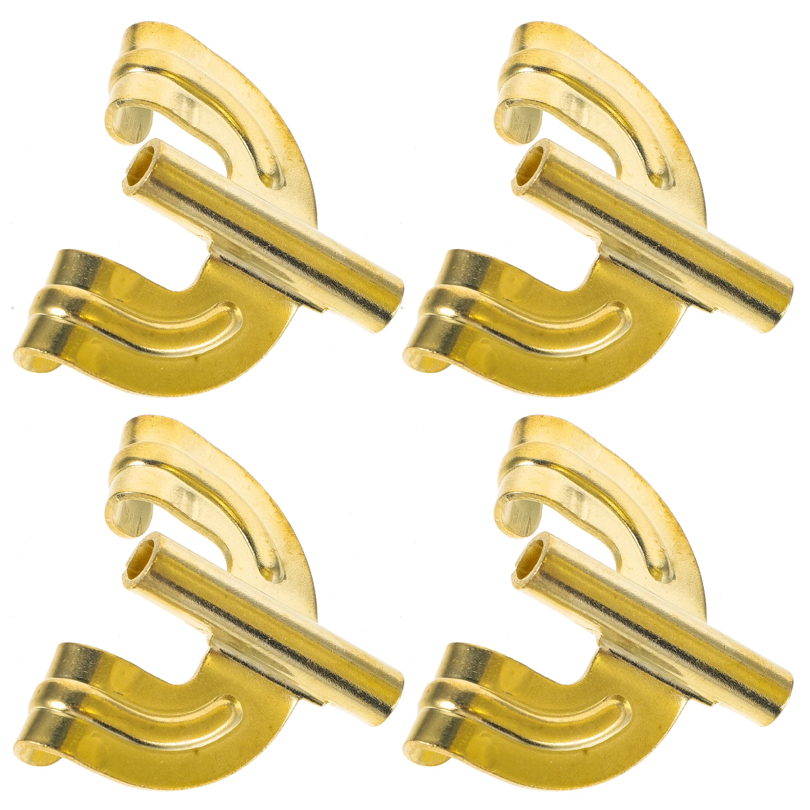 

4pcs Drum Accessories Screws Replacement Bass Claw Hook Metal Sturdy Parts Golden Easy Install Practical Durable