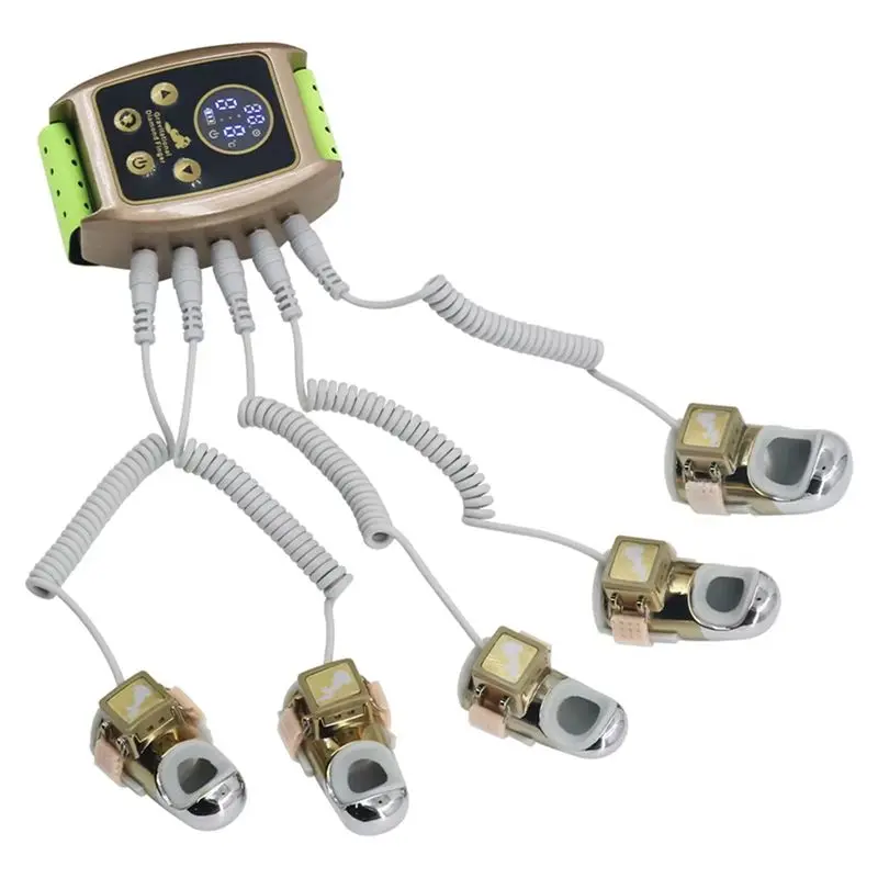 Macchina per la bellezza del dito dorato Massaggiatore per il corpo per il lifting del viso Macchina per il massaggio bioelettrico Lifting del viso e rassodante per la salute