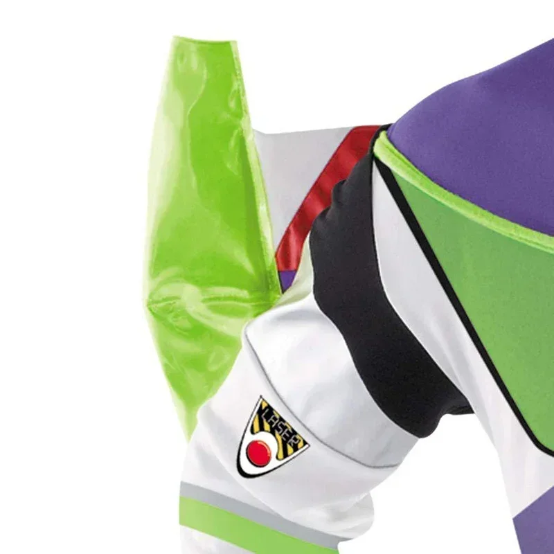 Anime Toy Story Buzz Lightyear Costume Cosplay Tuta Abito ad ala Tute per feste di Halloween Costumi per uomo Donna
