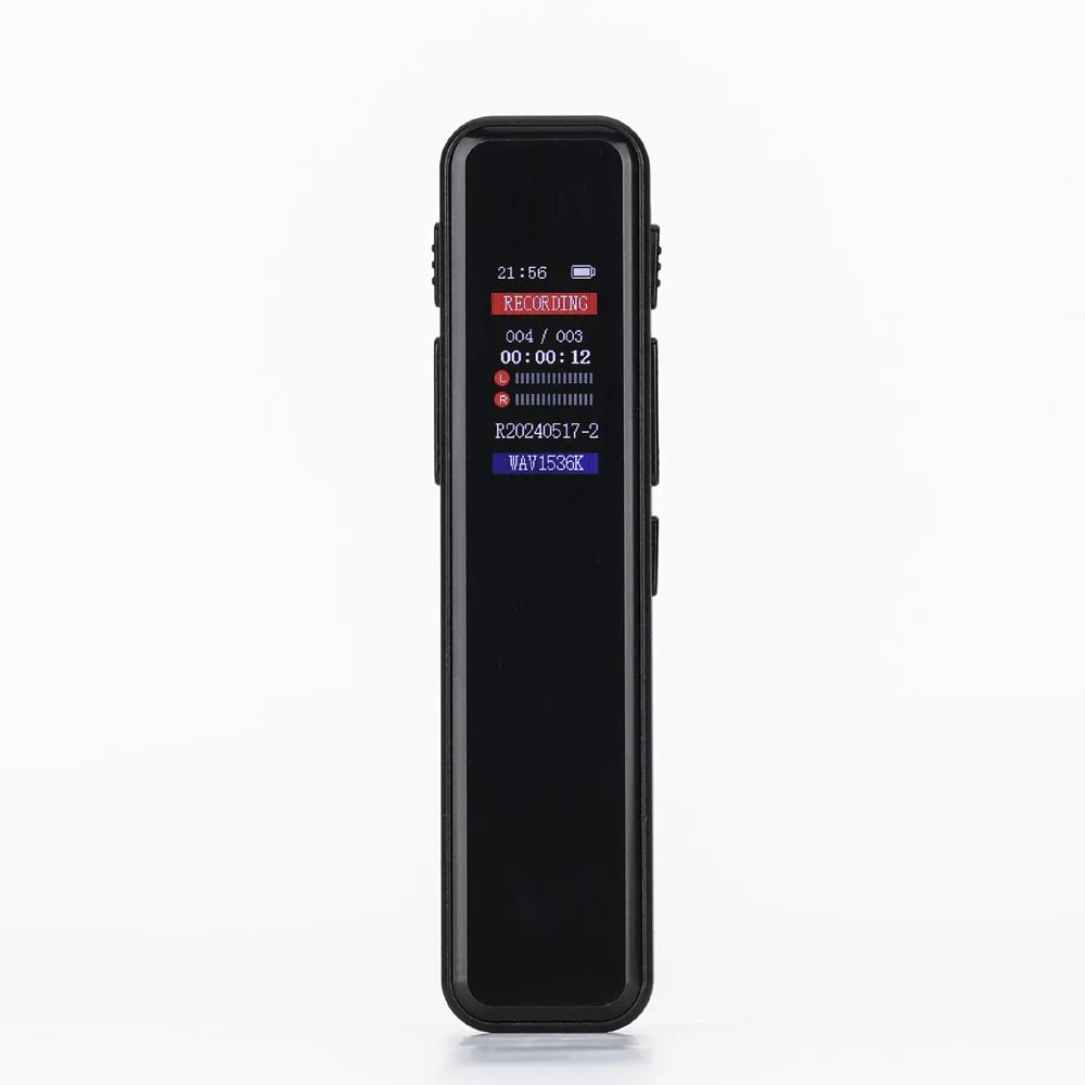 16GB Memory Digital Voice Recorder with Playback, A-B Repeat, Variable Speed Play, Voice Activated Recorder Lectures MP3 PQ134