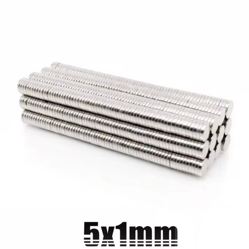 100~500pcs 5x1 Mm Mini Small Circular Magnets 5mmx1mm N35 Neodymium Magnet Strong Dia 5x1mm Permanent NdFeB Magnets Disc 5*1 Mm