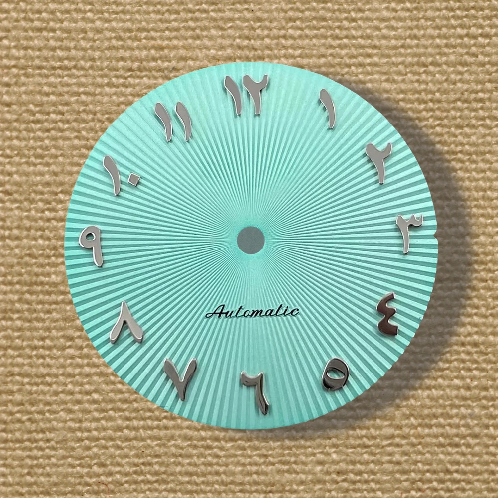 28,5 мм S логотип арабский циферблат NH35 для NH35/NH36/4R/7S механизм заводная головка NH35 высококачественные аксессуары полный диапазон цветов ﻿