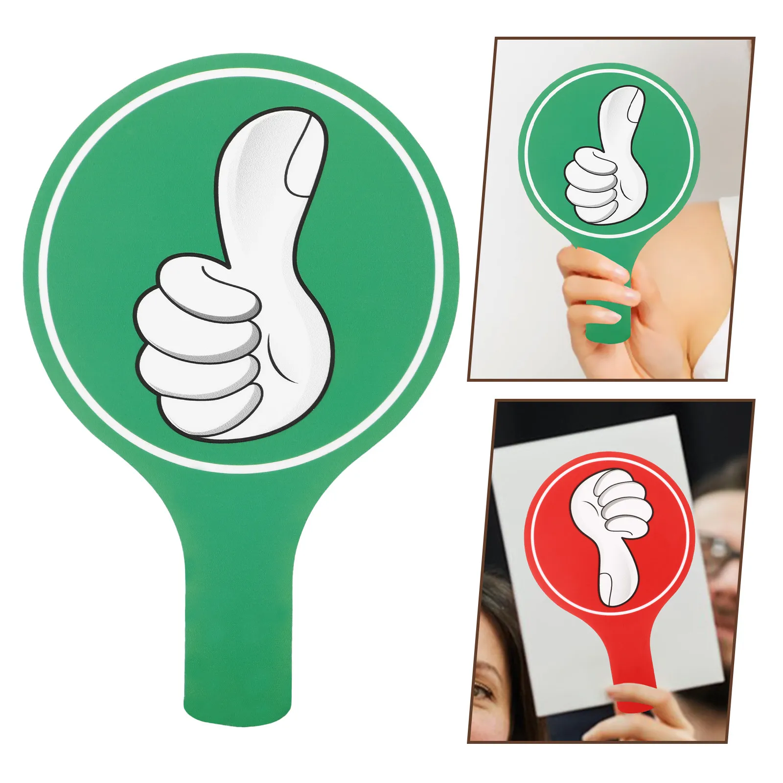 Panneaux de vote réutilisables double face en matériau léger pour la salle de classe, pour la vote des élèves, la notation et l'interaction
