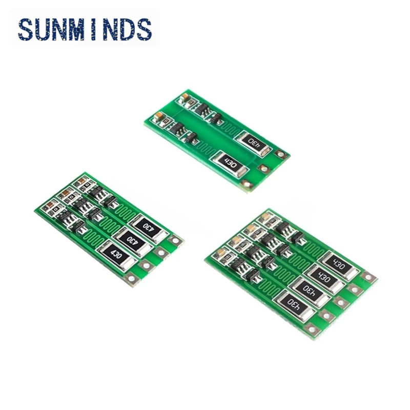 1pcs Universal 2S 3S 4S 100mA External balanced Board 18650 Lithium Battery Module with balance 7.4V 8.4V 11.1V 12.6V 14.8V