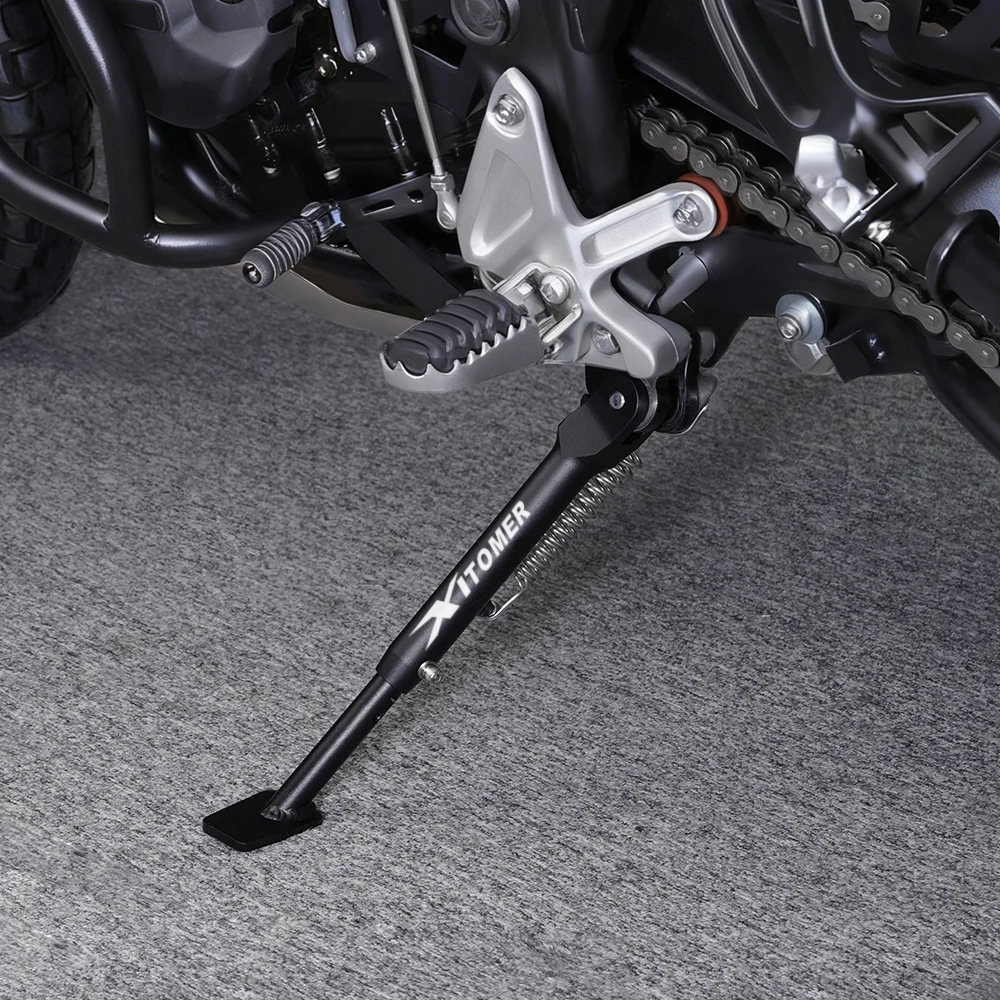 For Yamaha Tenere 700 2019 2020 2021 2022 2023 2024 Motorcycle Kickstand Adjustable Foot Side Support Parking Kickstand
