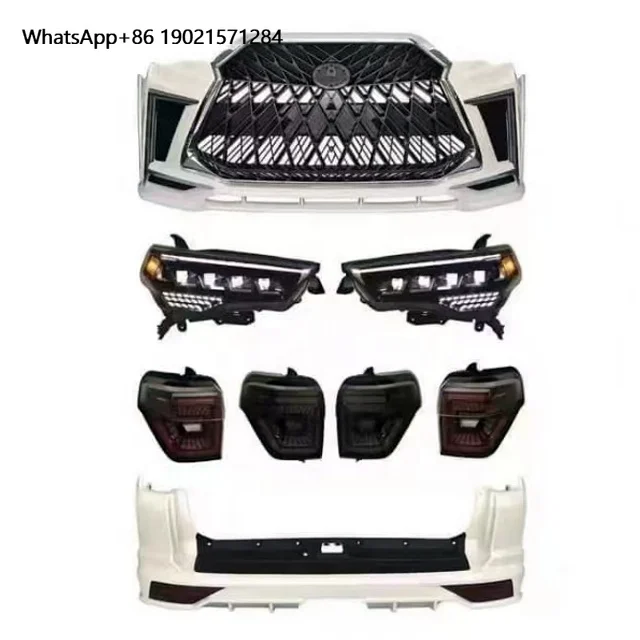 

Hot Sale 4 Runner 10-22 Auto Accessory Plastic Bodykit Lexus Style Front Bumper Kits Cars New Condition Upgrade Car Body Kits