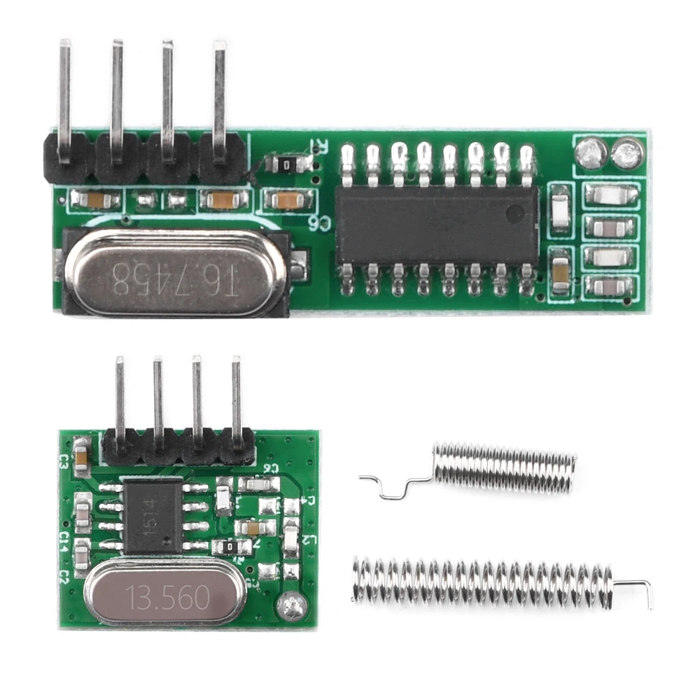 

Radio frequency receiver and transmitter Wireless module DIY Kits 433Mhz superheterodyne RF module