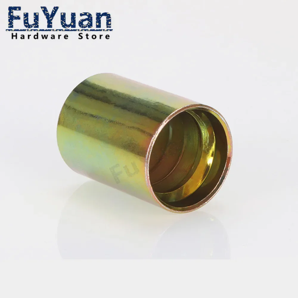 1pcs High pressure tubing withholding type sleeve sleeve shell 6/8/10/13/25MM hydraulic steel wire hose withholding joint