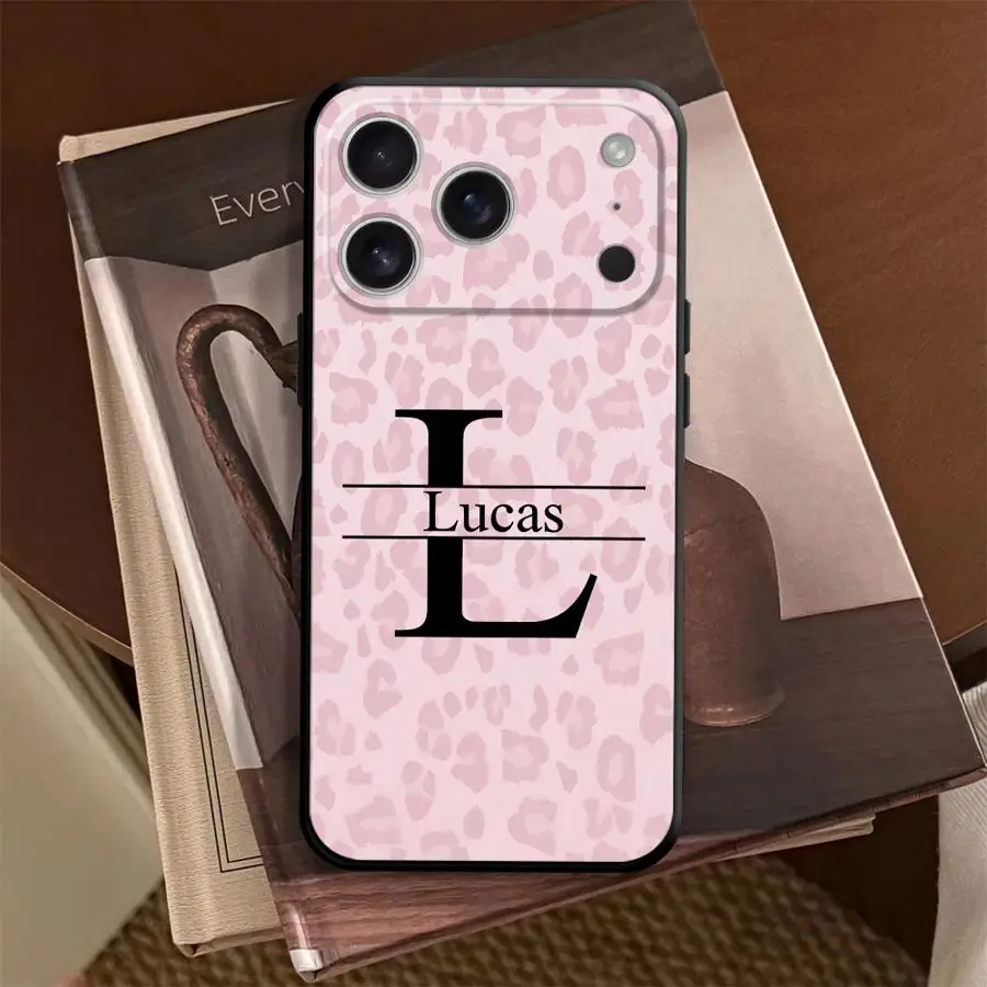 

Fashion Letters L Funda Phone Cover Case for Apple iPhone 17 Pro Max 16 11 13 15 Pro 7 8 14 12 17e Air XR XS MAX