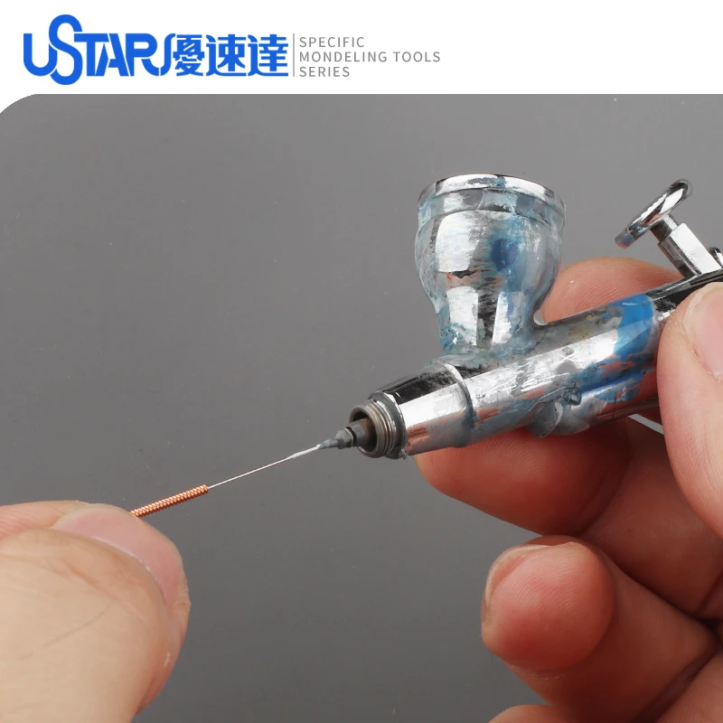 U-STAR UA-90095 Model Tool Airbrush Nozzle Dredge Needle Nozzle Cleaning Needle