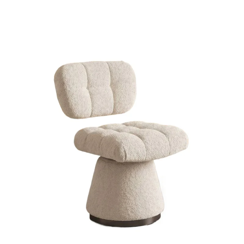 Upgrade Beige Makeup Vanity Chair Modern Nordic Narrow Comfy Makeup Vanity Chair White Luxury Sillas De Tocador Furniture Home