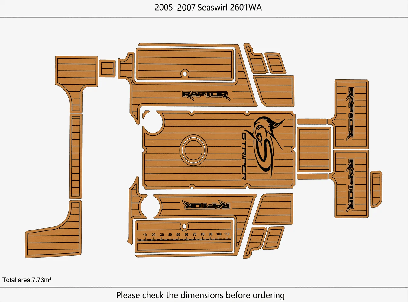 2005 Seaswirl 2601 WA 1/4