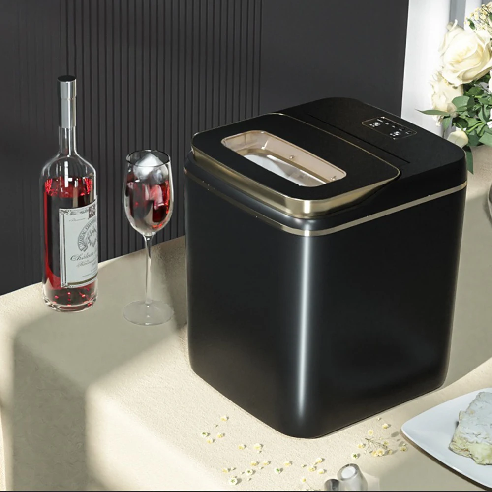 Ice Makers Countertop with Self-Cleaning, 22.5lbs/24hrs, 9 Cubes Ready in 6~8Mins for Home/Kitchen/Office/Bar/Party