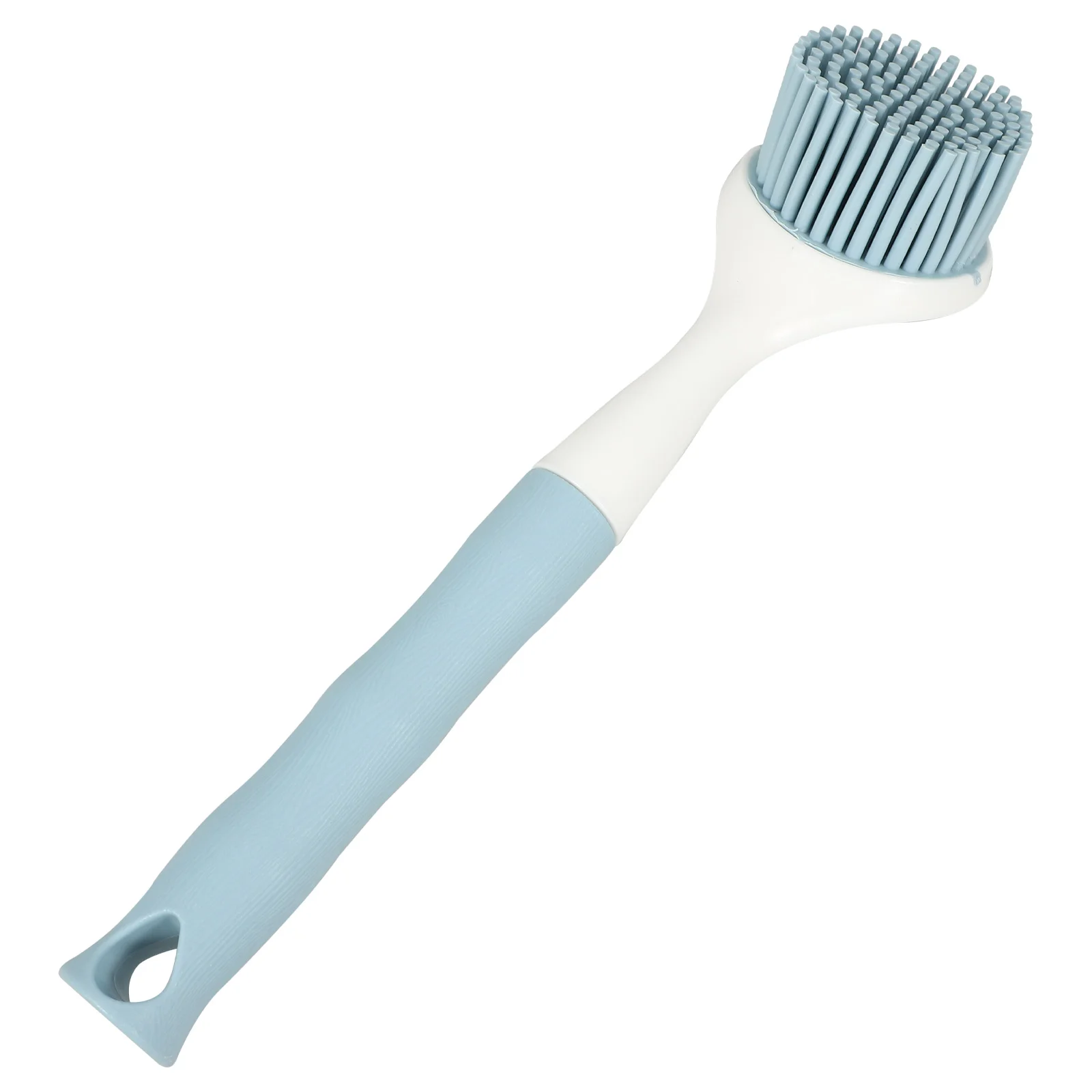 Silicone Pot Brush Cleaning Scrub Dish Cleaners Long Handle Pan Artifact Kitchen with Scrubber