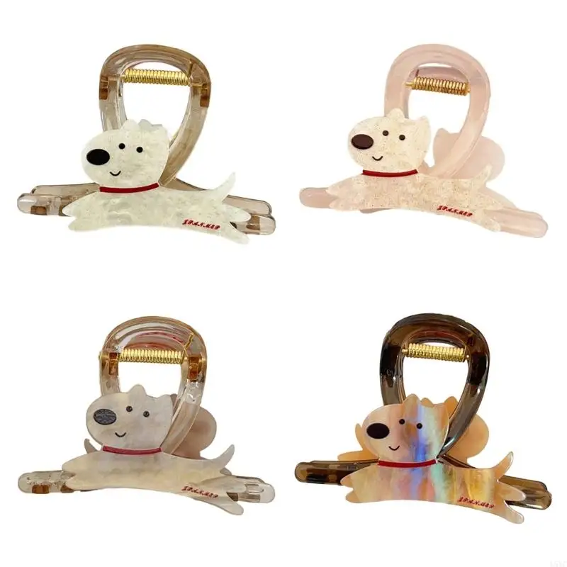 

L5YC Practical Hair Clip Claw Dog Hair Accesory Enhancing Any Hairstyle for Women