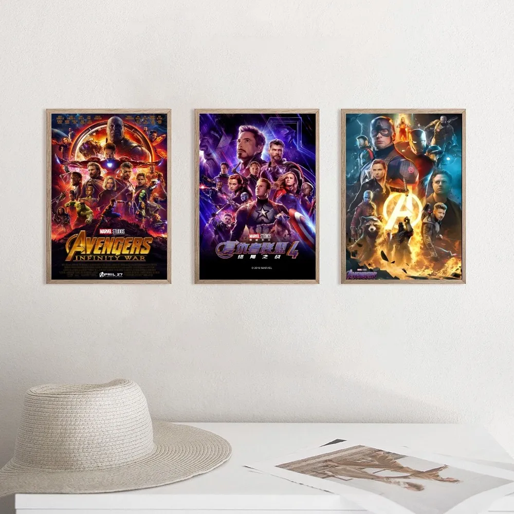 1pc Marvel's Avengers Endgame Poster Wall Art Home Decor Room Decor Digital Painting Living Room Restaurant Kitchen Art