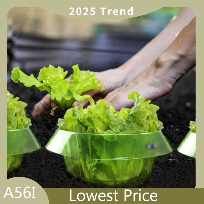 

A56I Top Snail Collars Plant Protection Collars Vegetable Cover Reusable Agriculture Plant Snail Guard Save Water