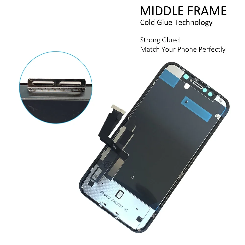 ZY LCD Series FHD+ For iPhone X~14Plus XS XR 11 12 12ProMax 13 14 LCD Display Touch Screen Digitizer Replacement Parts True Tone