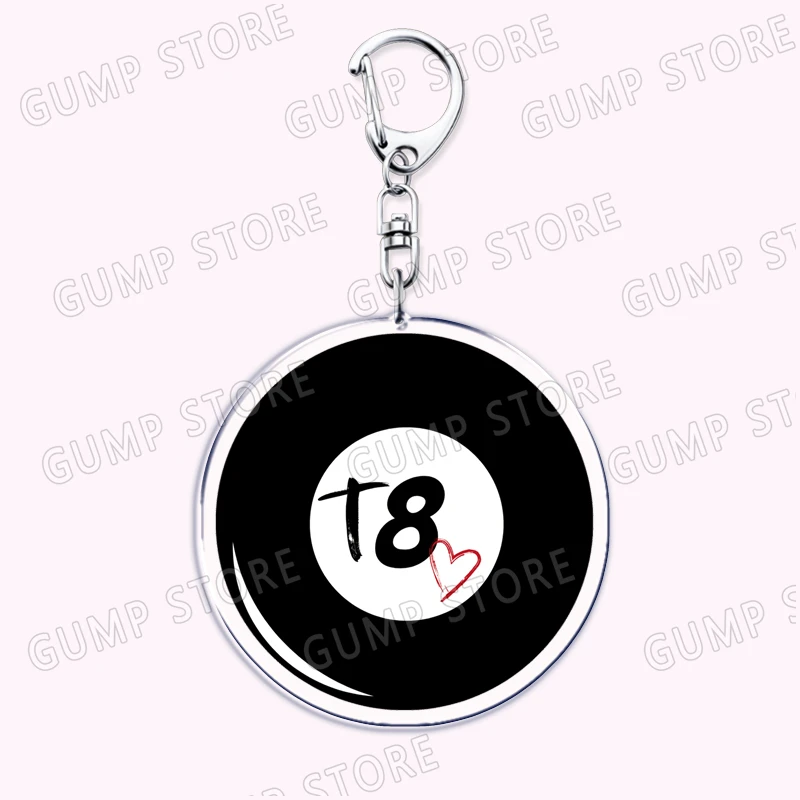 Popular Singer Keychains for Women Accessories Greedy T8 Think Later 2 Hands So Close To What Song Keyring Fans Friends Gifts view 2