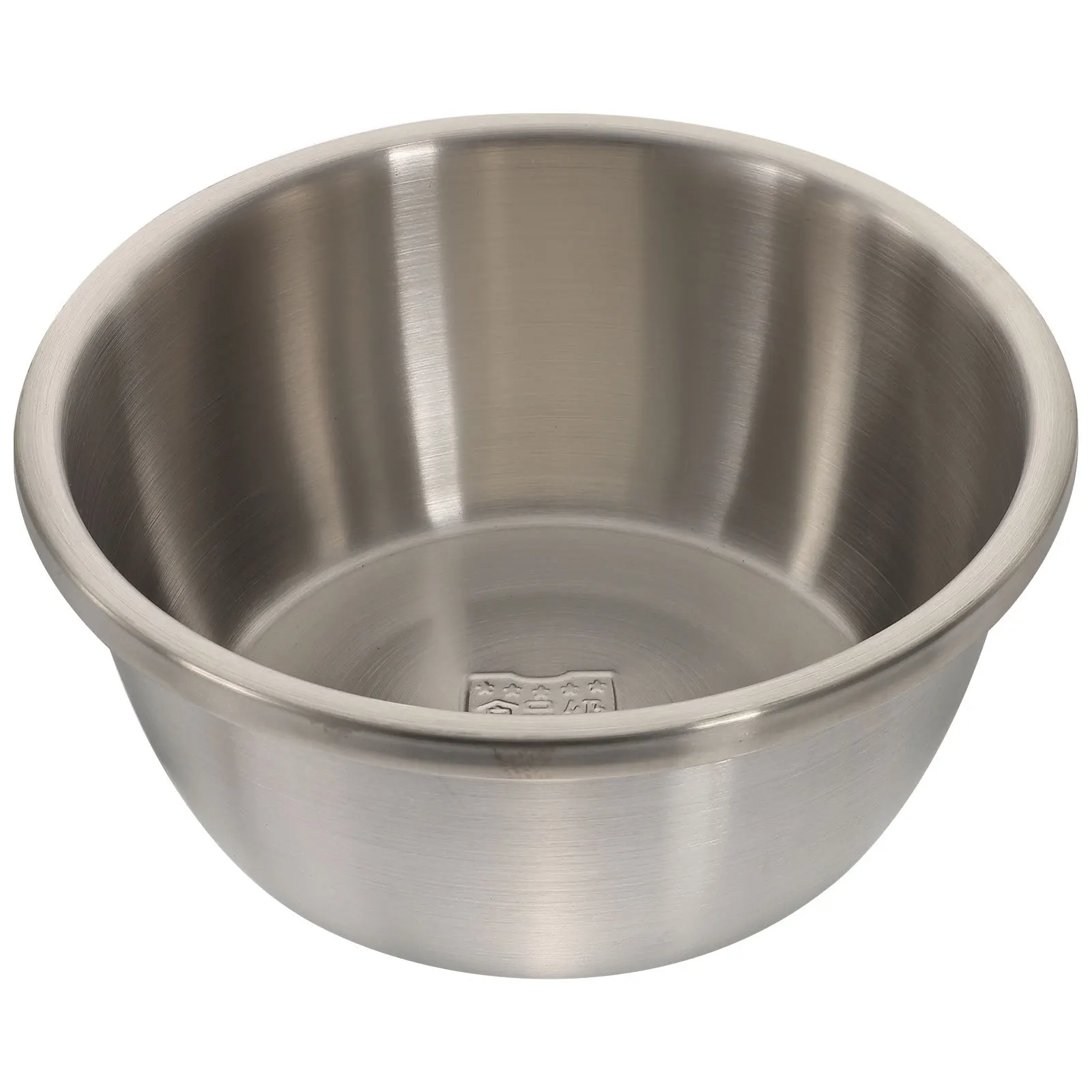 

Stainless Steel Thickened Vegetable Basin Round 26Cm Washing Basin Kitchen Mixing Bowl Metal Bowl for Fruit Pasta Salad