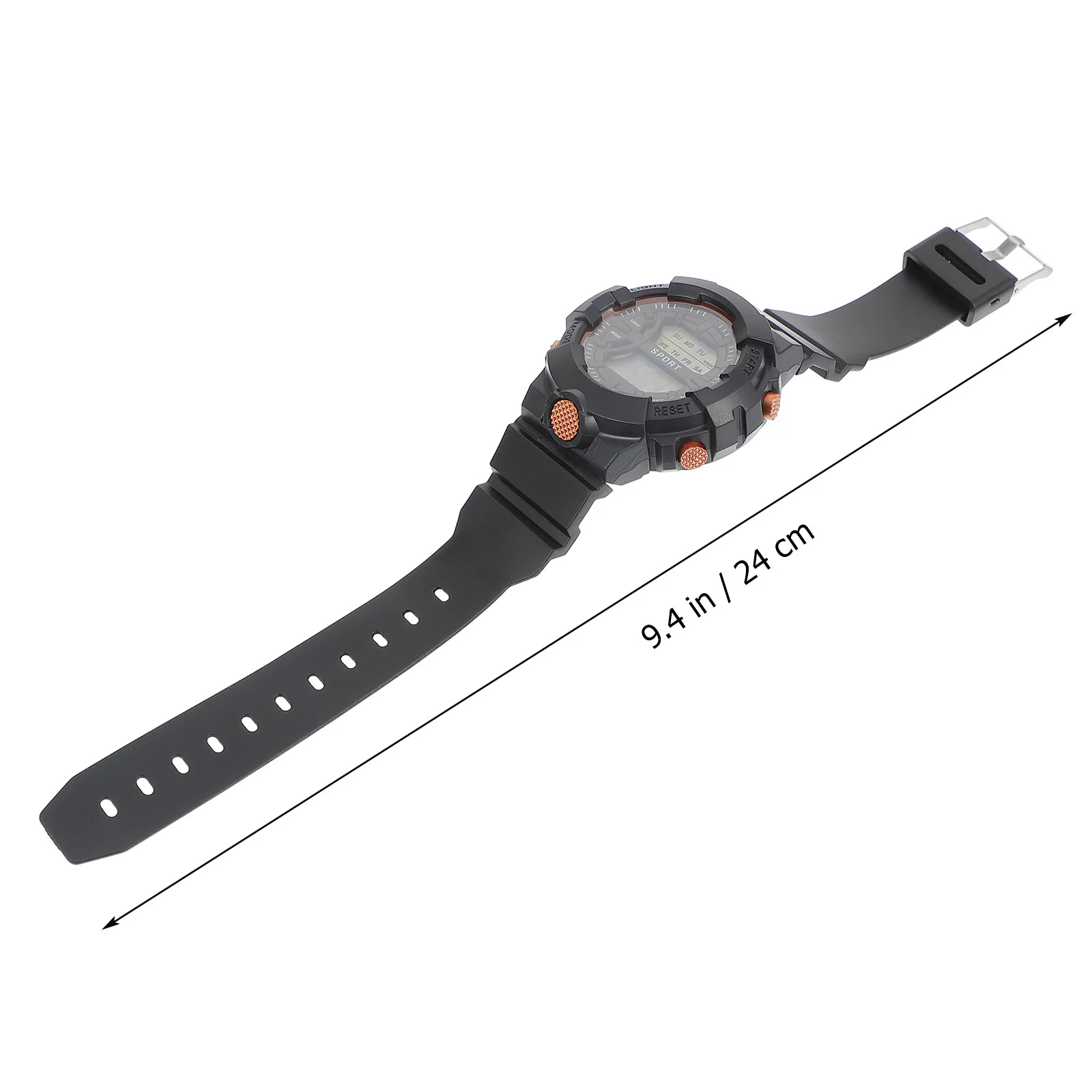 قطعتان من ساعات المعصم الرقمية، ساعة رياضية متعددة الوظائف للرجال والنساء والطلاب، سهلة القراءة، وقت مريح للعطلات #5