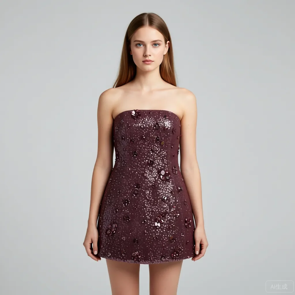 

Glamorous Metallic Sequined A-Line Mini Skirt with 3D Floral Embellishment Trendy Party Evening Wear Women’s Fashion 2026 Hot