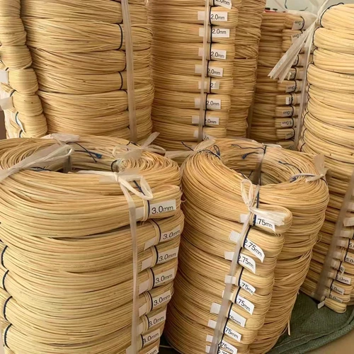 Imagen 2 del producto Material de reparación de sillas, muebles de exterior artesanales, caña de planta de piel de ratán Natural, 1kg