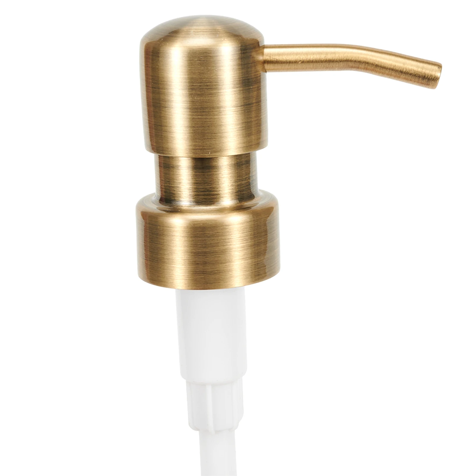    Rvs Hand Zeep Pomp Dispenser Hoofd Push Type Lotion Pomp Hoofd Badkamer Vloeibare Zeep Shampoo Dispenser