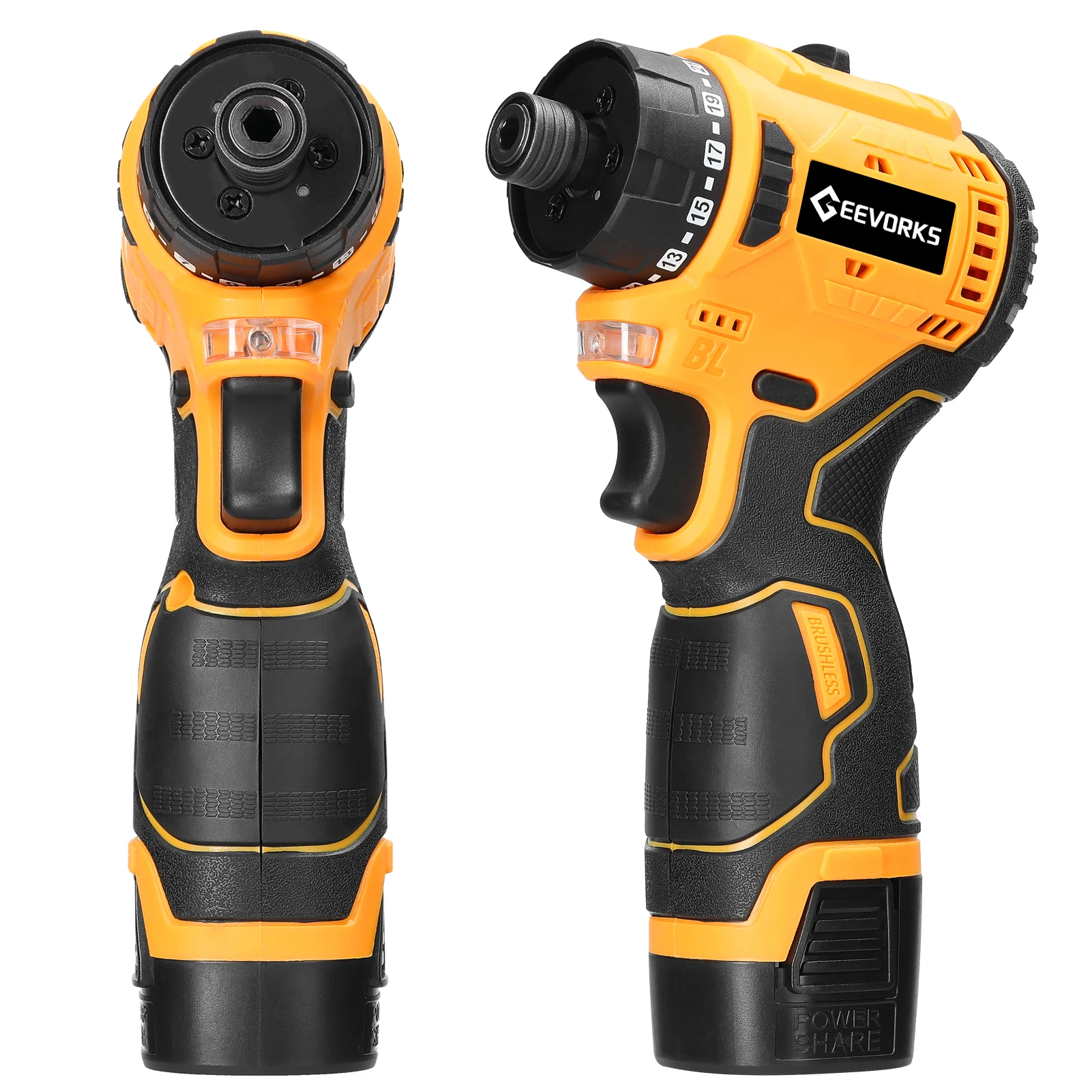 

16.8V lithium battery screwdriver, 55Nm torque, multi-functional maintenance toolbox, mobile phone and computer screwdriver