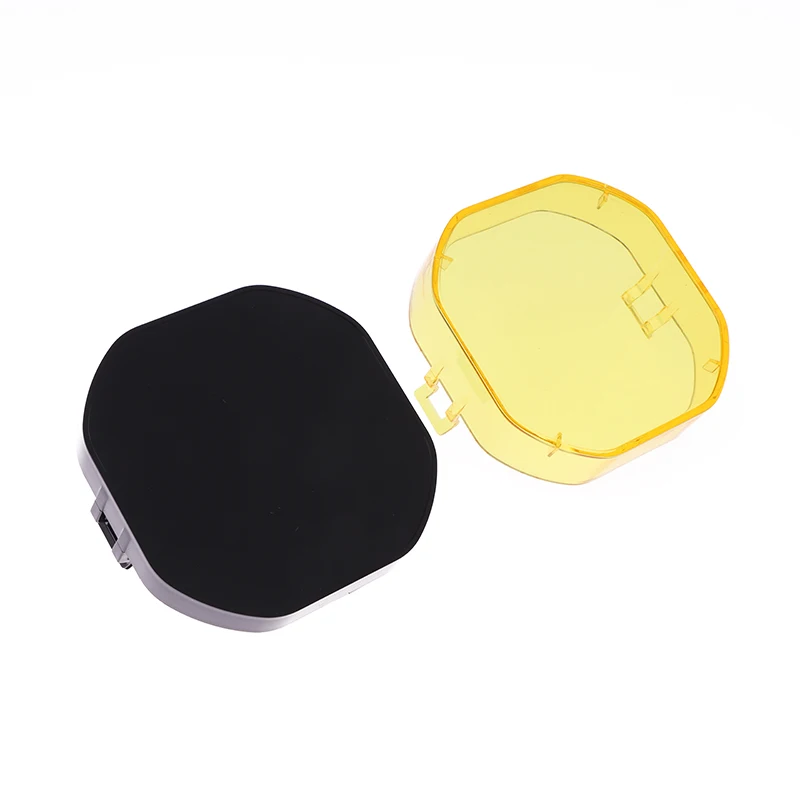 Couvercle de lampe de travail à LED, couvercle de cube, anti-poussière, jaune, noir, protection de lentille pour dosettes de 40W, antibrouillard, lampe de conduite