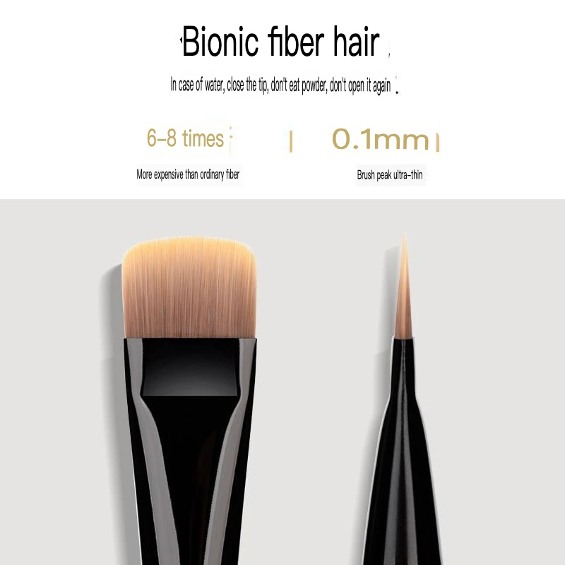 LADES Lantis V28 Small Flat-Top Brush, Professional-Grade For Applying Liquid Foundation With Precision, A Five-In-One Brush