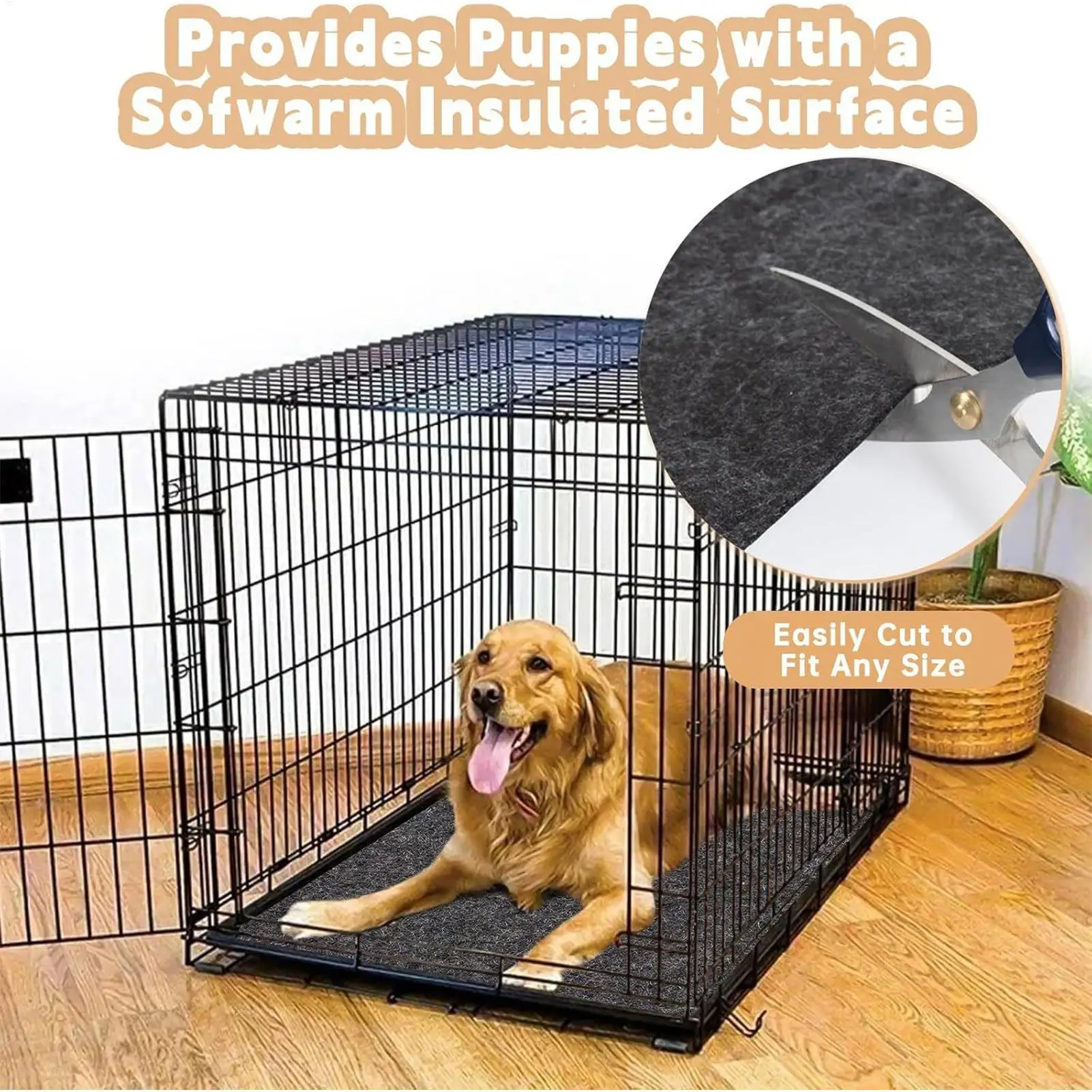 

Коврик для ящика для собак, коврик для ящика под собакой, напольная защита для тренировки питомника, многоразовый коврик для манежа для домашних животных, щенков, защита от мочи