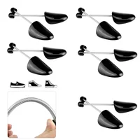 10 Uds. Práctico ensanchador de árbol para zapatos, ensanchador de zapatos, organizador de zapatos de plástico ajustable, soporte para botas para hombres/mujeres