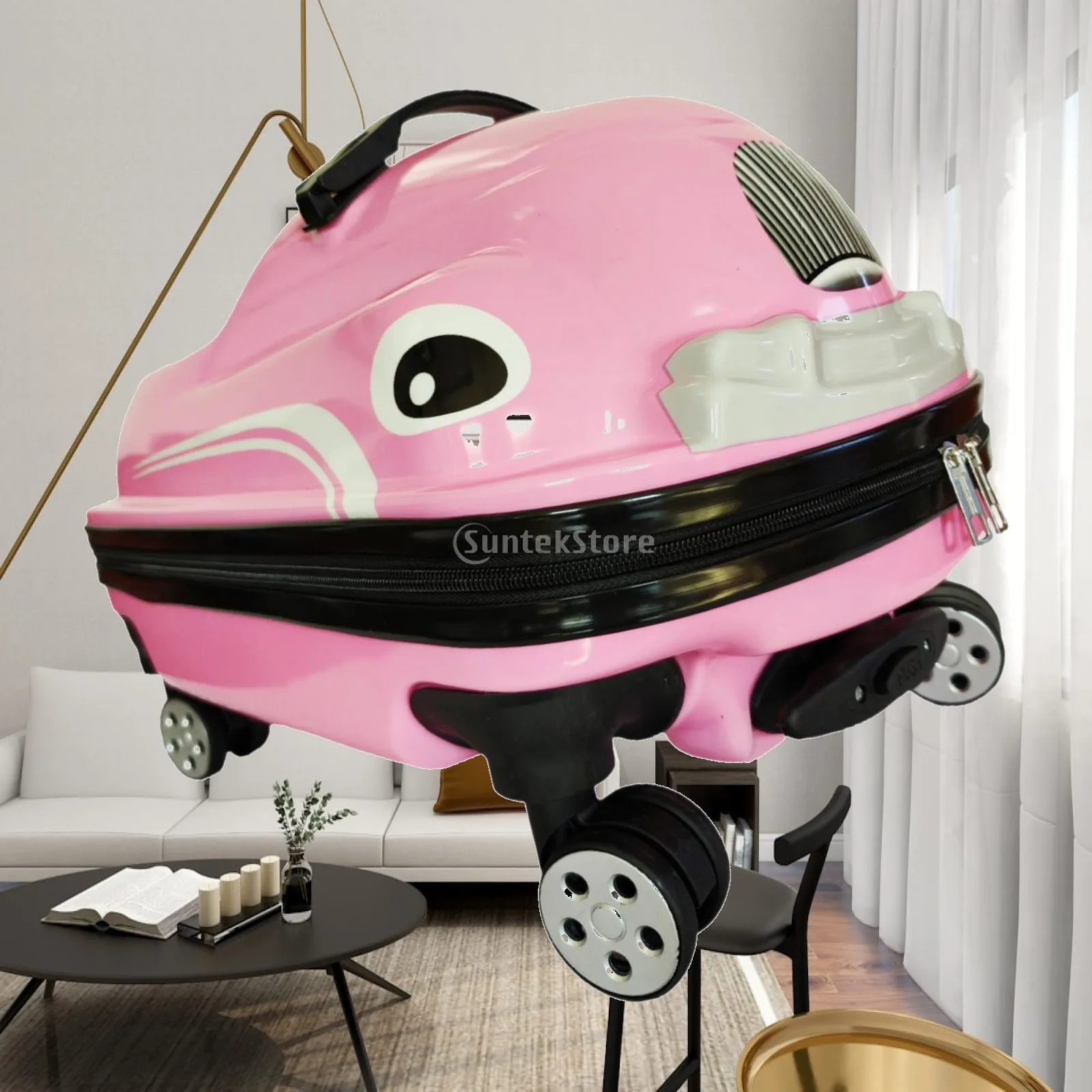 子供用20インチのキャスター付きスーツケース。abs製の頑丈なハードシェルで、車輪が付いており、手荷物として持ち運び可能な旅行用バッグ。
