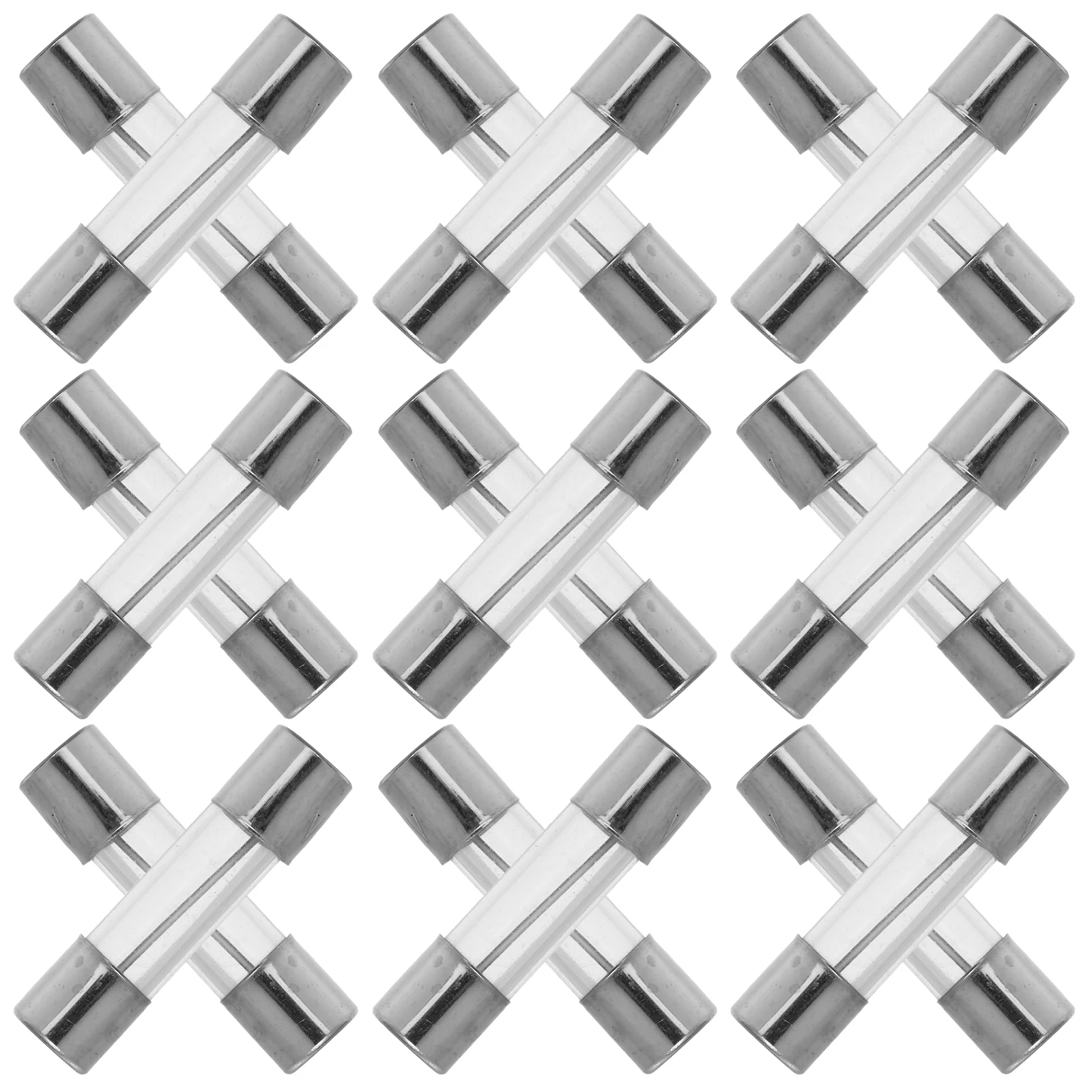 

20pcs Fast Blow Glass Fuse 125V Quick Acting Safety Replacement For Microwave Home Appliances Amp Ceramic Fuse Glass Tube Stem